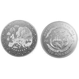 Монета Наборы монет иностранных государств 2008 Серебро Либерия - изображение 65