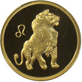 Монета Лев 50 рублей 2003 Золото Россия - изображение 55