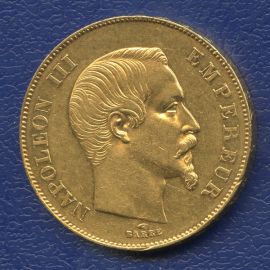 Монета Франция 50 франков 1855 Золото Франция - изображение 49