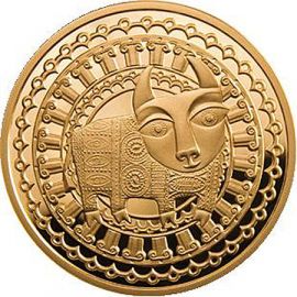Монета Телец 100 рублей 2011 Золото Беларусь - изображение 43