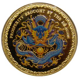 Монета Год Дракона 50 долларов 2012 Золото острова Кука - изображение 85