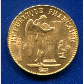 Монета Франция 20 франков 1897 Золото Франция - изображение 49