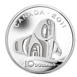 Монета Северная Америка 10 $ 2011 Серебро Канада - изображение 40