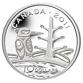 Монета Северная Америка 10 $ 2011 Серебро Канада - изображение 40