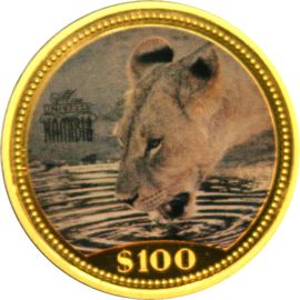 Монета Петр I (1682-1725) 100 $ 1995 Золото Намибия - изображение 46