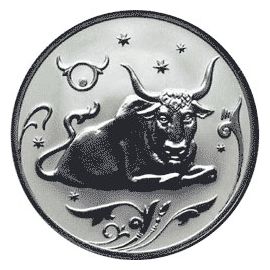 Монета Телец 2 рубля 2005 Серебро Россия - изображение 55