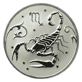 Монета Скорпион 2 рубля 2005 Серебро Россия - изображение 55