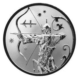 Монета Стрелец 2 рубля 2005 Серебро Россия - изображение 55