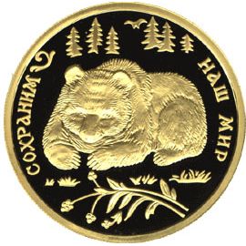 Монета Памятные и инвестиционные монеты России 100 рублей 1993 Золото Россия - изображение 49