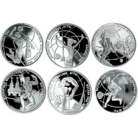 Монета Наборы монет России 1 рубль 1998 Серебро Россия - изображение 49