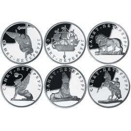 Монета Наборы монет России 1 рубль 2003 Серебро Россия - изображение 49