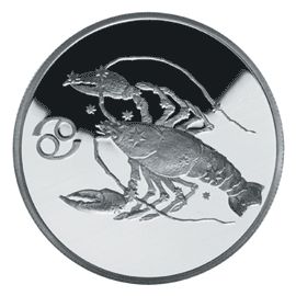 Монета Рак 2 рубля 2003 Серебро Россия - изображение 55