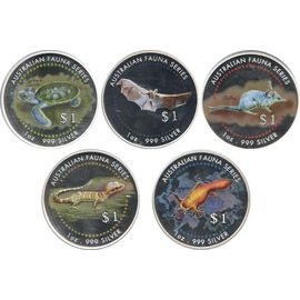 Монета Наборы монет иностранных государств 1 $ 1998 Серебро о-ва Кука - изображение 46