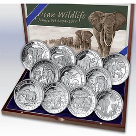 Монета Наборы монет иностранных государств 100 шиллингов 2014 Серебро Сомали - изображение 46