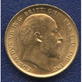 Монета Великобритания 1909 Золото Англия - изображение 46