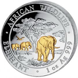 Монета Африка 100 шиллингов 2012 Серебро Сомали - изображение 43