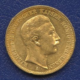 Монета Германия 20 марок 1889 Золото Пруссия - изображение 49