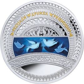 Монета Монеты Православное рождество 1 $ 2016 Серебро Ниуэ - изображение 81