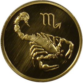 Монета Скорпион 50 рублей 2003 Золото Россия - изображение 55