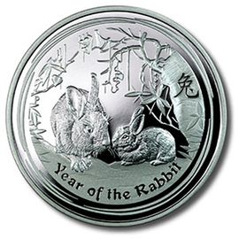 Монета Год кролика 50 центов 2011 Серебро Австралия - изображение 55