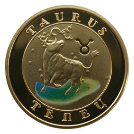 Монета Телец 10000 драм 2009 Золото Армения - изображение 43