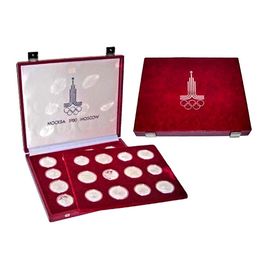 Монета Наборы монет России 5 рублей-10 рублей 1980 Серебро СССР - изображение 65