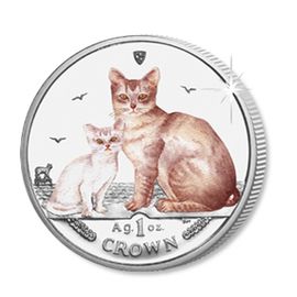 Монета Европа 1 крона 2008 Серебро о-в Мэн - изображение 46