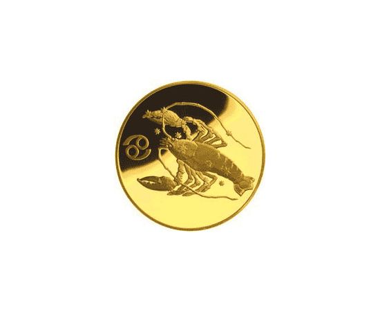 Монета Рак 50 рублей 2004 Золото Россия - изображение 55