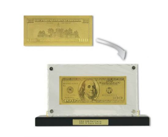 Монета Банкноты 100 $ Золото США - изображение 49