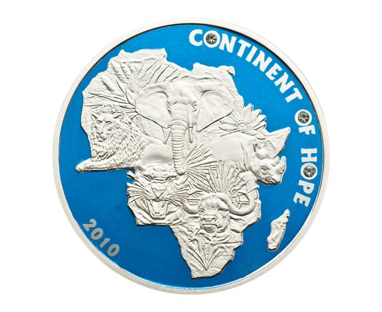 Монета Африка 1000 франков 2010 Серебро Кот-д Ивуар - изображение 43