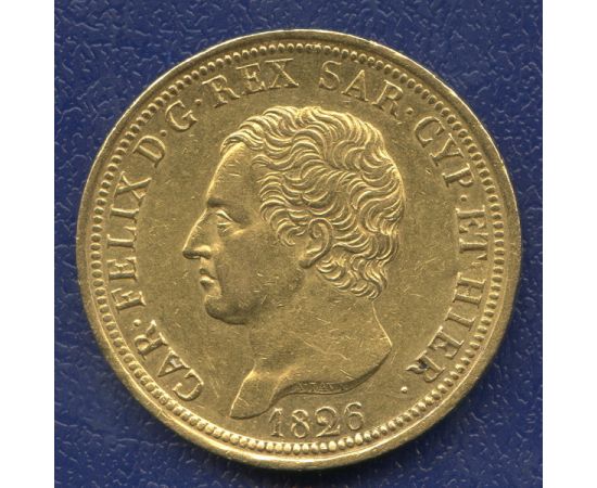 Монета Италия 80 лир 1828 Золото Сардиния - изображение 49