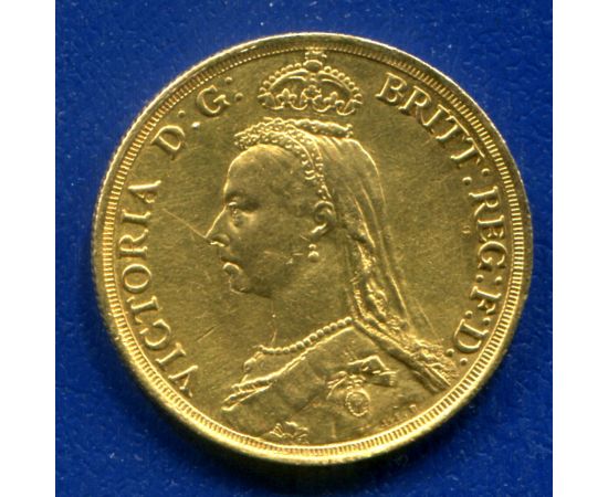 Монета Великобритания 2 фунта 1887 Золото Англия - изображение 46