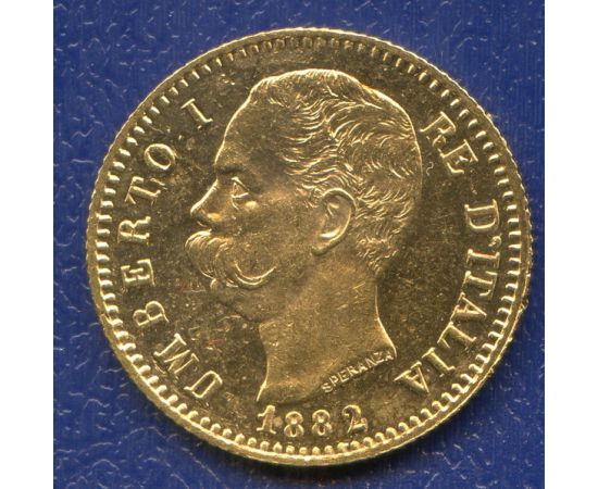 Монета Италия 20 лир 1882 Золото Италия - изображение 49 Монета Италия 20 лир 1882 Золото Италия - изображение 49