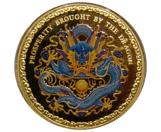 Монета Год Дракона 50 долларов 2012 Золото острова Кука - изображение 85