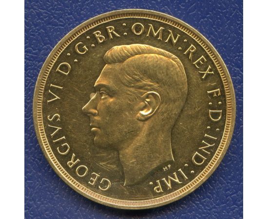 Монета Великобритания 5 фунтов 1937 Золото Англия - изображение 46