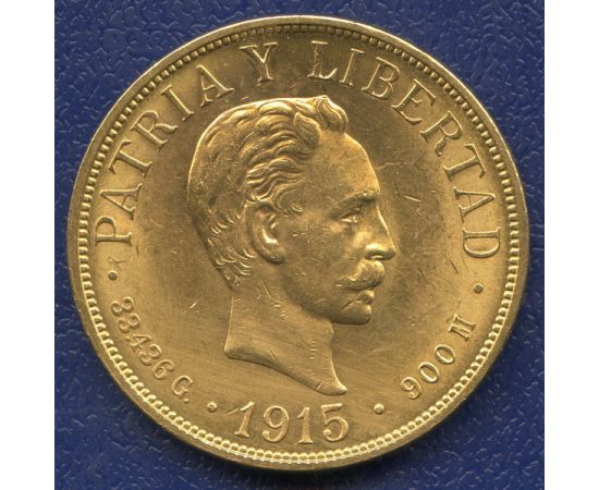 Монета Америка 20 песо 1915 Золото Куба - изображение 49 Монета Америка 20 песо 1915 Золото Куба - изображение 49