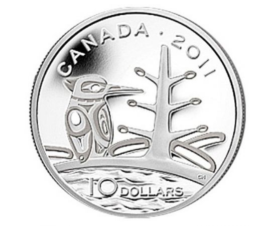 Монета Северная Америка 10 $ 2011 Серебро Канада - изображение 40