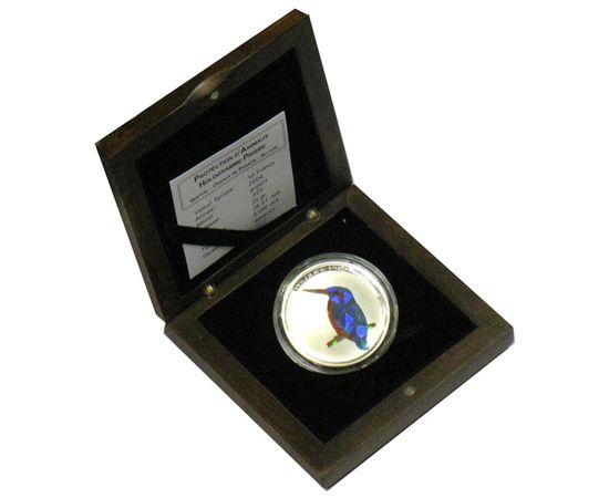 Монета Африка 10 франков 2004 Серебро Конго - изображение 59