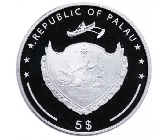 Монета Монеты 8 марта (Международный женский день) 5 $ 2007 Серебро Палау - изображение 62