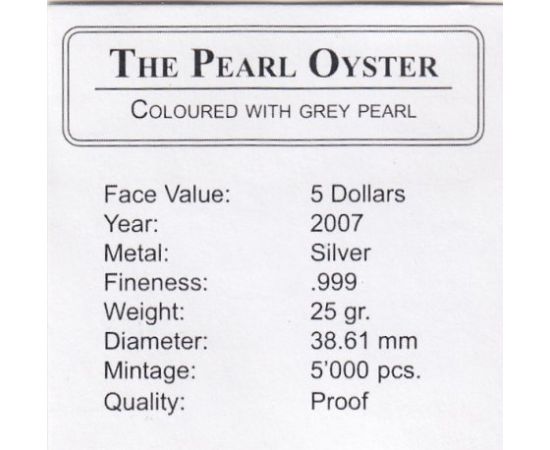 Монета Монеты 8 марта (Международный женский день) 5 $ 2007 Серебро Палау - изображение 64