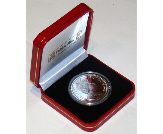 Монета Европа 1 крона 2001 Серебро о-в Мэн - изображение 63