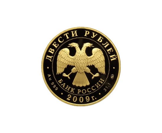 Монета Памятные и инвестиционные монеты России 200 рублей 2009 Золото Россия - изображение 50