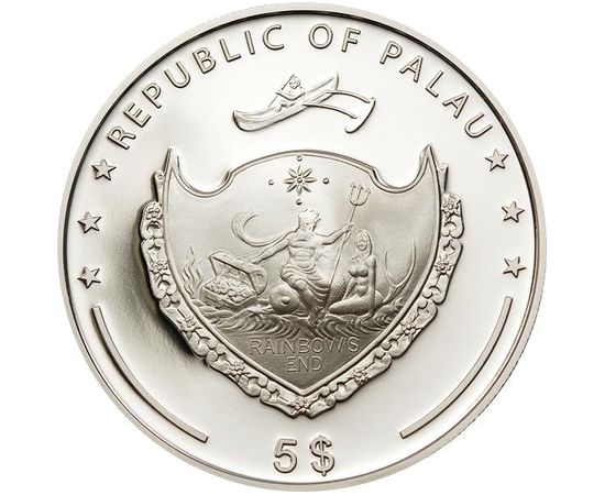 Монета Австралия и Океания 5 $ 2010 Серебро Палау - изображение 38