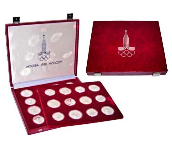 Монета Наборы монет России 5 рублей-10 рублей 1980 Серебро СССР - изображение 66