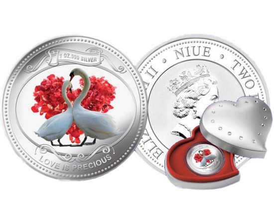 Монета Монеты 8 марта (Международный женский день) 2 $ 2010 Серебро Ниуэ - изображение 41