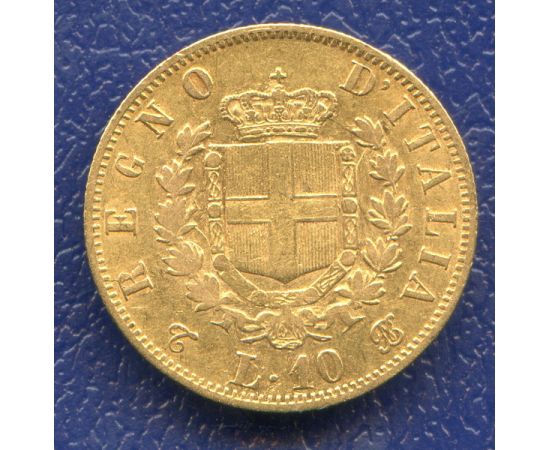 Монета Италия 10 лир 1863 Золото Италия - изображение 50