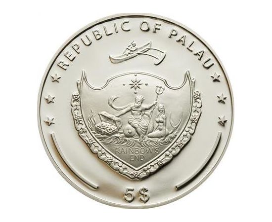 Монета Австралия и Океания 5 $ 2010 Серебро Палау - изображение 38