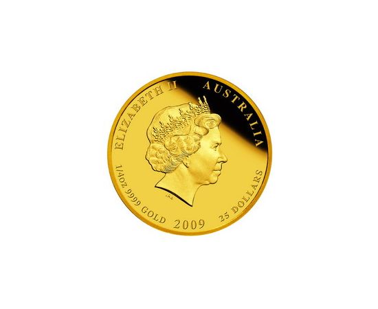 Монета Год Быка 25 долларов 2009 Золото Австралия - изображение 59