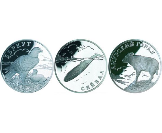 Монета Наборы монет России 1 рубль 2002 Серебро Россия - изображение 49