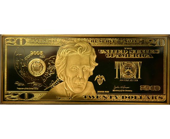 Монета Банкноты 2$ 2007 Серебро США - изображение 37